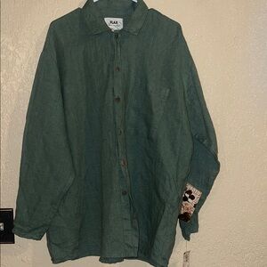 Flax Olive Green Pantsuit